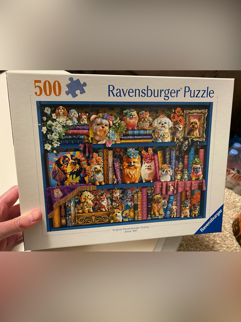 Ravensburger precious porcelain pups jigsaw puzzle